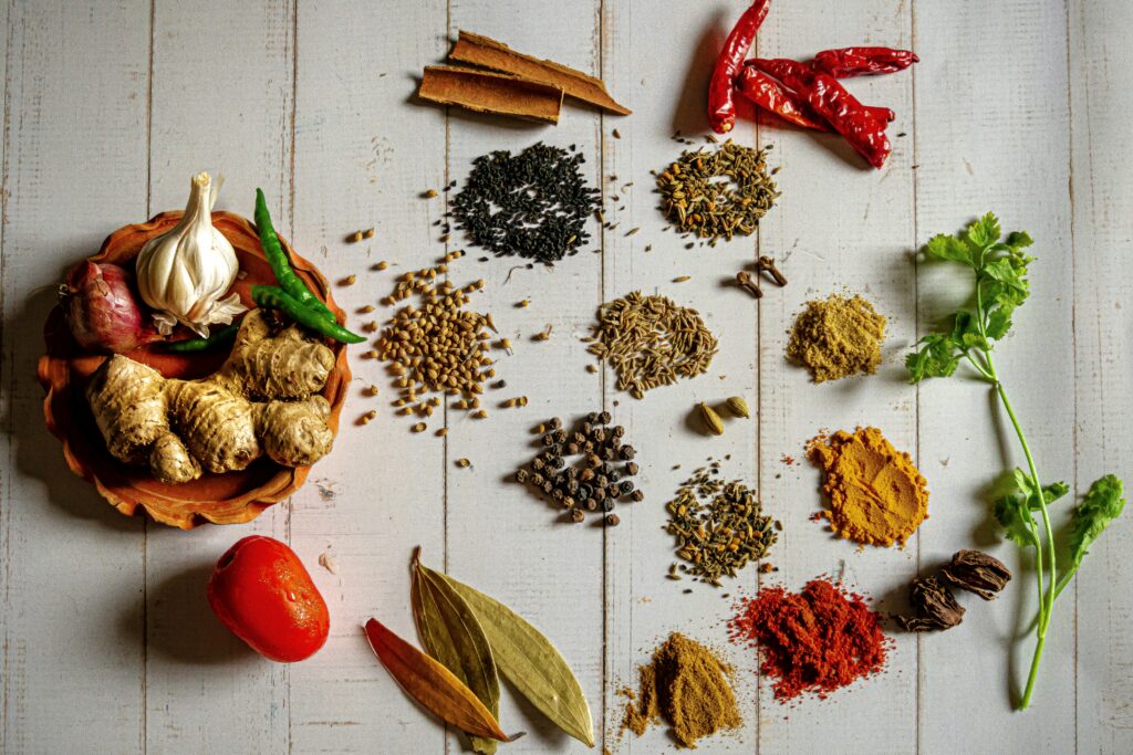 Traditional Andhra cuisine spread with spicy curries, chutneys, and rice dishes – showcasing food near Gudur Highway